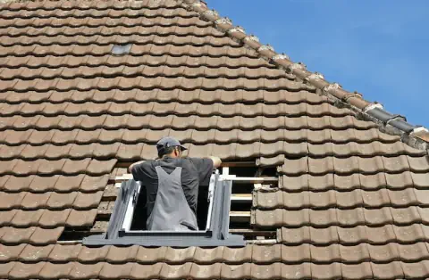 Pose de velux à Matha